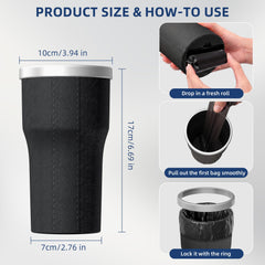 SolExplor bottom dispenser detail with preloaded roll for fast bag changes