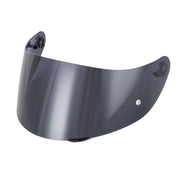 Soman deep smoke front view showing tinted visor and clear optics benefit