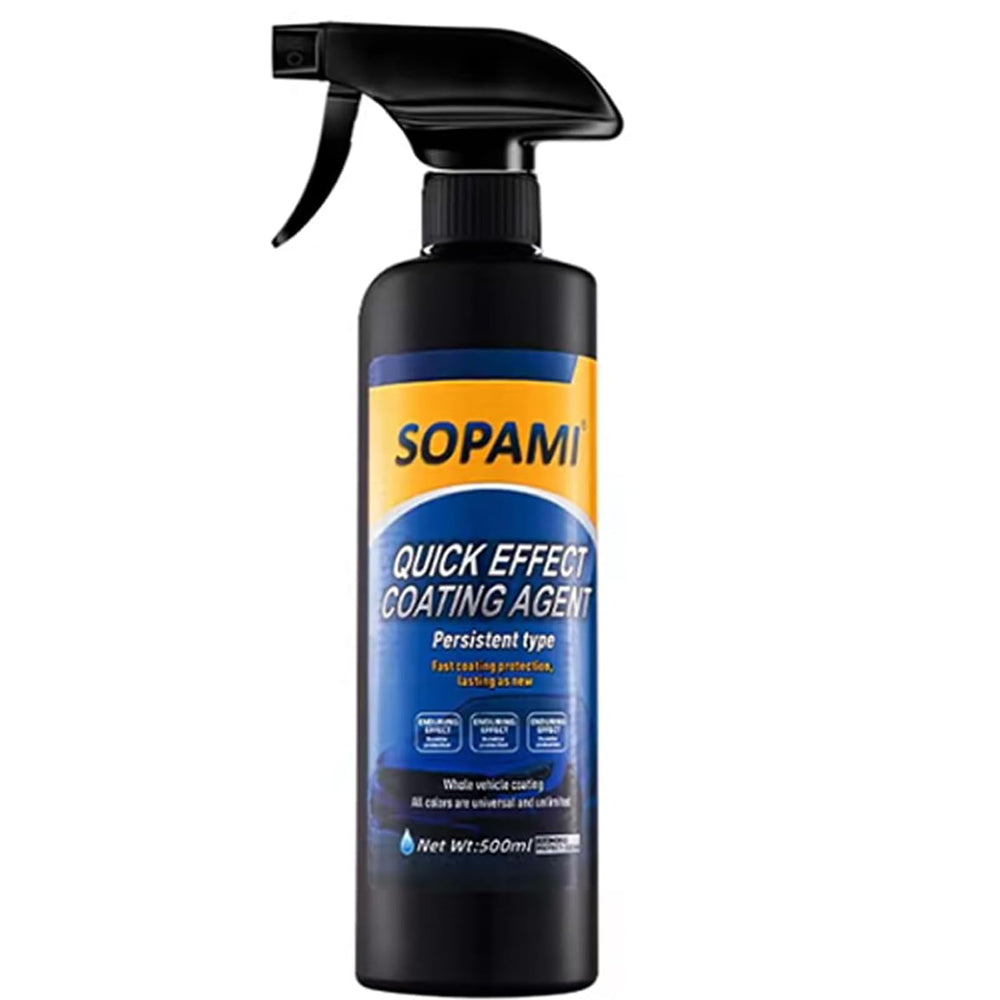 SOPAMI bottle front view showing label and compact design for easy storage
