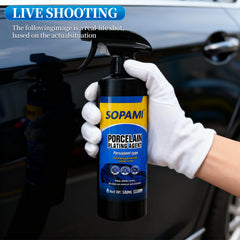 SOPAMI hydrophobic water beading on hood for lasting repellent protection