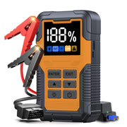 Soulor front view showing the jumper starter and compact design for roadside readiness