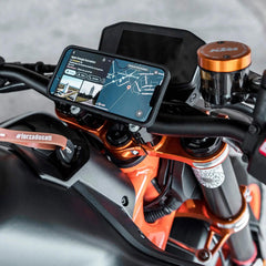 SP CONNECT rotation mechanism closeup demonstrating 360° adjustment for optimal viewing