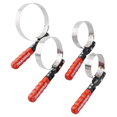 SPARKWHIZ front packaging showing four swivel strap wrenches and sizes, practical kit benefit