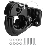 SPARKWHIZ pintle hook front view showing strong connection and easy inspection
