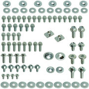 Specbolt Fasteners front package for Kawasaki KX complete kit showing contents for quick fit