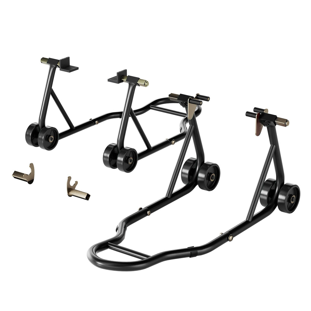 SPECSTAR front stand full view showing sturdy build and secure lifting benefit