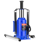 SPECSTAR front view of bottle jack showing sturdy base and capacity label for workshop reliability