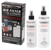 Spectre AccuCharge kit front packaging showing cleaner and oil benefits