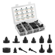 SPGICRM front packaging showing 162-piece rubber bumper kit and organized tray for quick selection