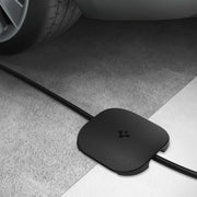 Spigen front view showing durable protector and flush floor fit benefit