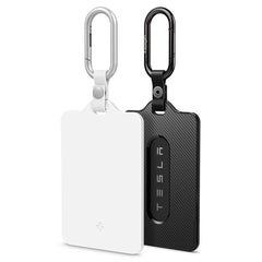 Spigen front packaging showing black and white holders and accessories, protective and ready