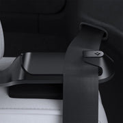Spigen front view of seatbelt guide showing sleek profile and protective benefit