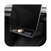 Spigen under screen organizer front view showing slim profile and clean fit for convenience