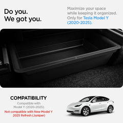 Spigen organizer open with cables and sunglasses demonstrating neat storage benefit