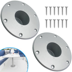 SPNKMJUJ front view floor mount showing flush profile and secure base