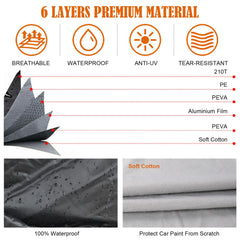 sportuli close-up of six-layer fabric, provides waterproof protection