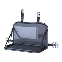 SportySizz clear tablet pocket close-up allowing touchscreen use safely