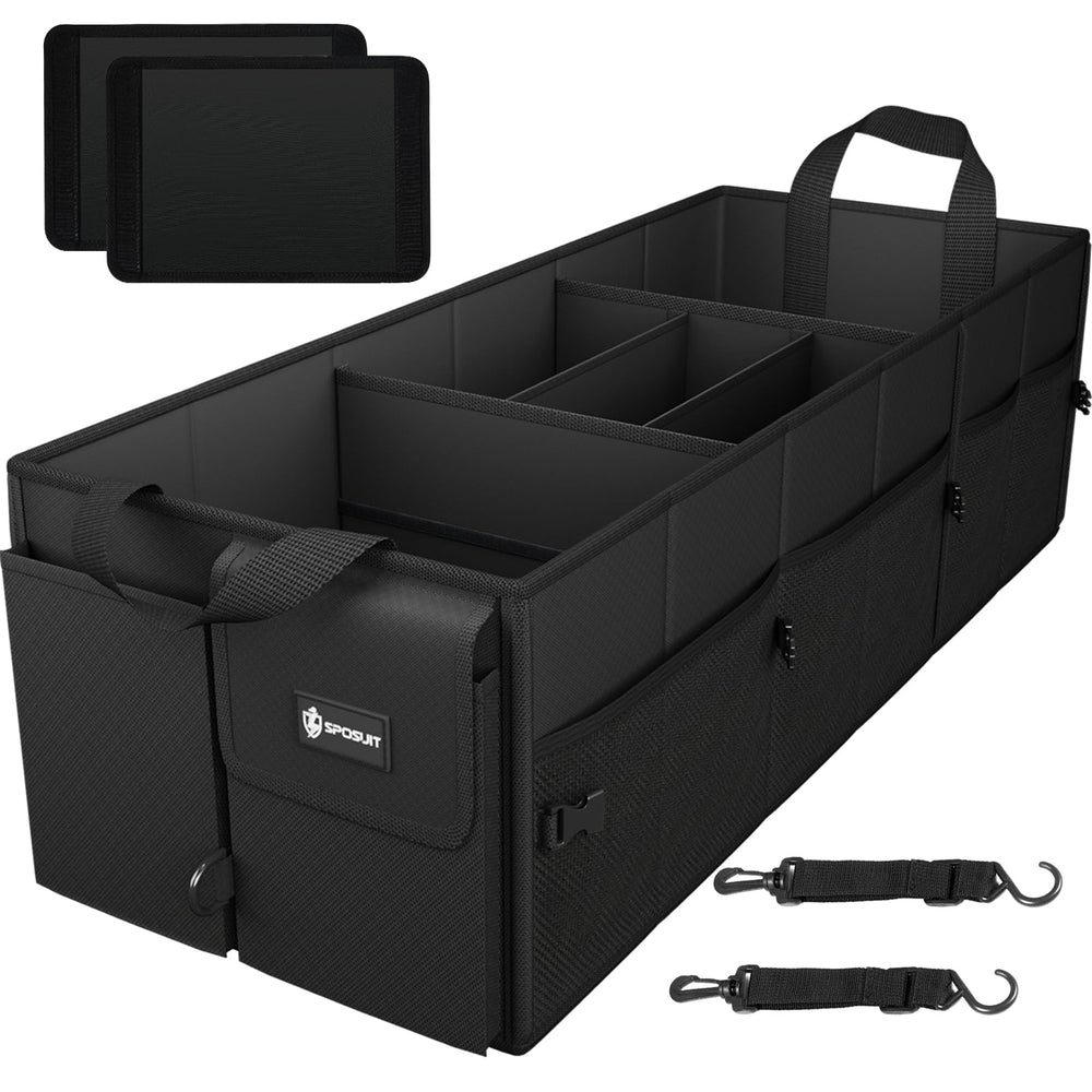 Sposuit front view showing full organizer capacity and pockets for quick access