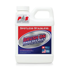 Spotless Stainless front label showing 32 oz quart and product name protects metal