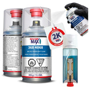 SprayMax front can showing product and benefit clear restoration