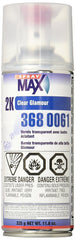 SprayMax USC 2K clearcoat front can showing label and manufacture date benefit: easy identification