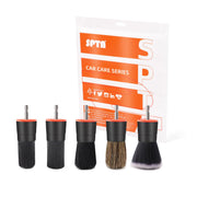 SPTA front view of 5-piece drill brush set showing contents and quick identification benefit