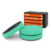 SPTA green T120 pad front view showing aggressive cut and grooves benefits fast correction