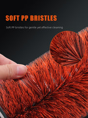 SPTA ultra-soft microfiber bristles close-up that lift brake dust gently