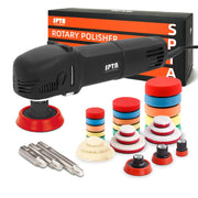 SPTA mini polisher front view showing compact body and M14 spindle benefit precision control