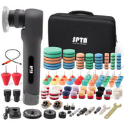 SPTA mini polisher front view showing compact body and control benefits