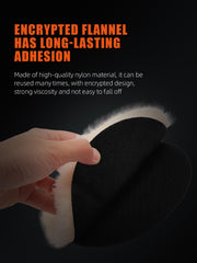 SPTA pad backside with hook-and-loop for quick mounting and secure fit