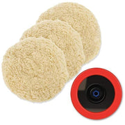 SPTA front packaging showing 6-inch wool pads and included backing plate, durable kit benefit
