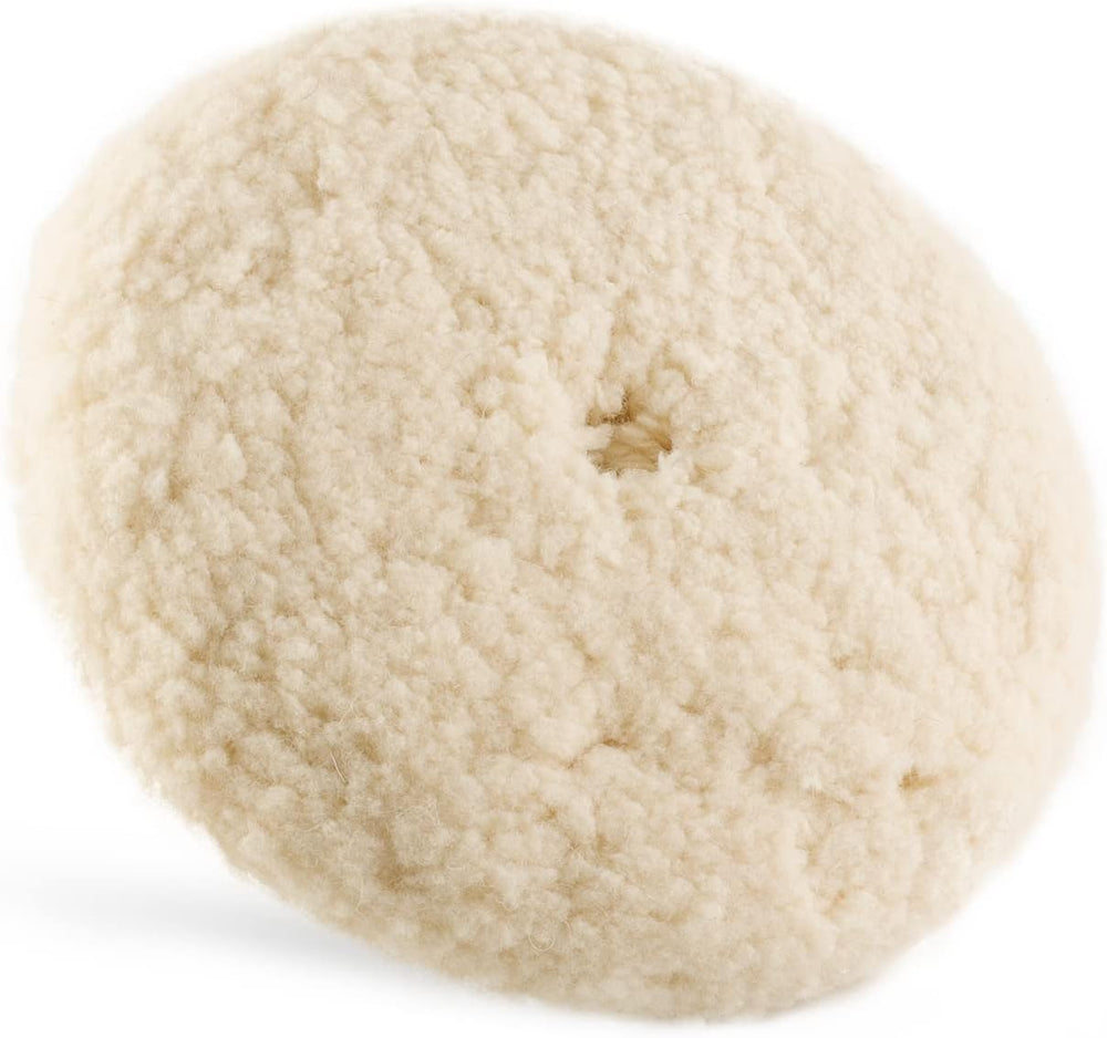 SPTA wool pad front view showing full 7 inch surface and cutting power