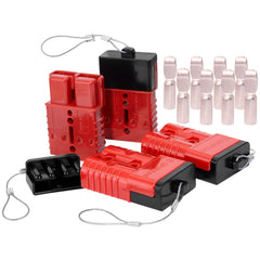 Spurtar front packaging showing four 175A quick connect plugs and benefits