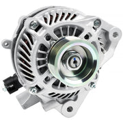 srosant front view alternator showing full housing and alignment benefit