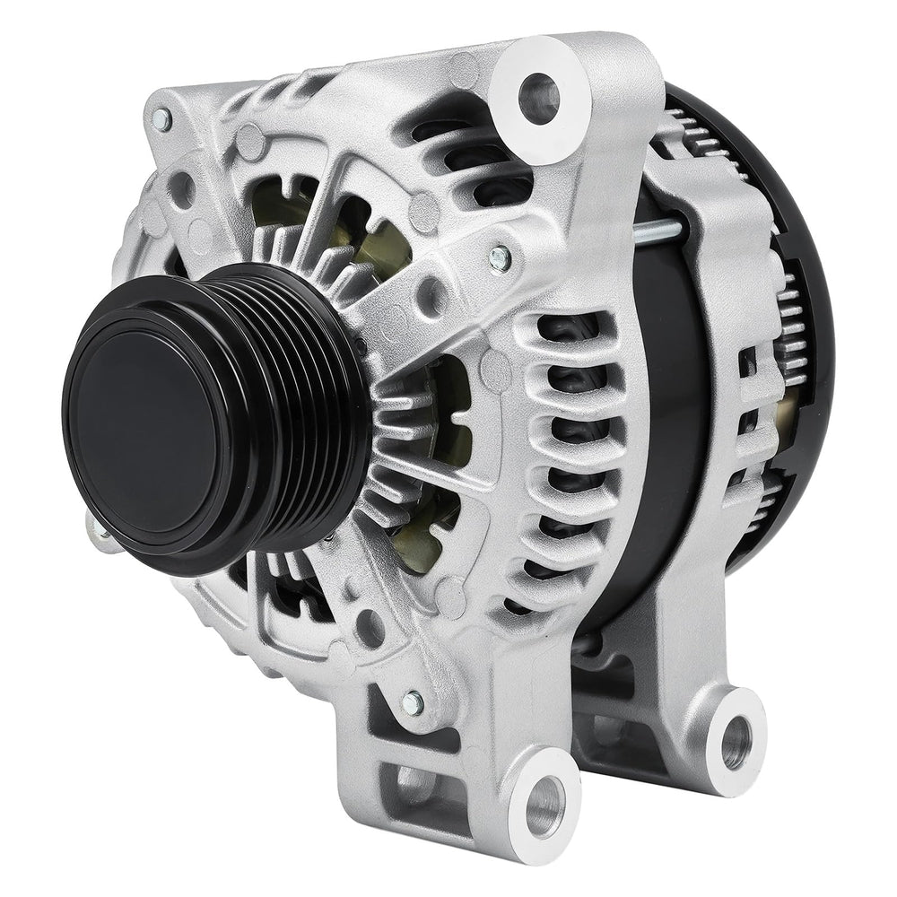 srosant front view alternator showing clean casting and label for accurate fit