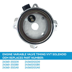 SsllZdq VVT solenoid installed on engine illustrating direct-fit and quick swap advantage