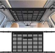 SSNNUU front view of ceiling cargo net showing organized storage benefit