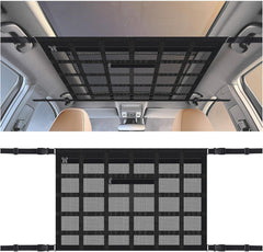 SSNNUU front view of ceiling cargo net showing organized storage benefit