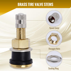 ST shengtuo detail of EPDM seal on TR501 valve stem showing flexible durable sealing for air and liquids