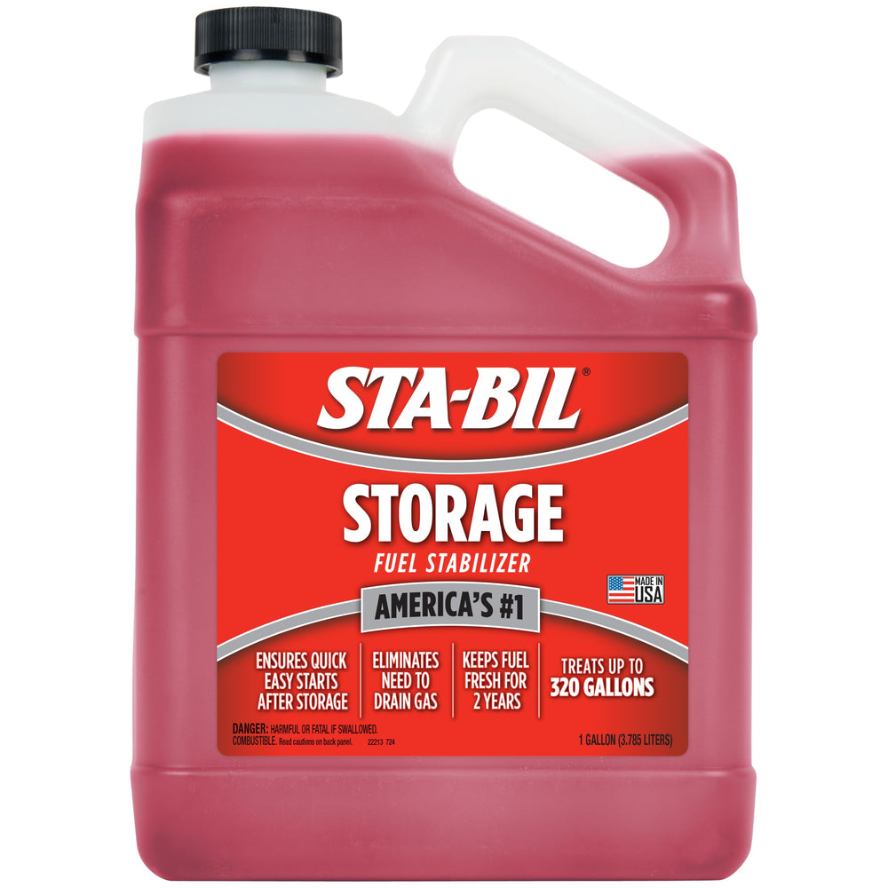 STA-BIL front label showing product name and benefit of long-term fuel preservation