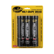 Sta-Lube front packaging showing three cartridges and clear product ID for quick selection