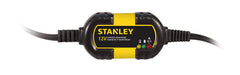 STANLEY BM1S front view showing compact charger and LED indicators, ensures easy monitoring