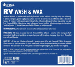 STAR BRITE concentrated foam close-up showing cleaning action and texture
