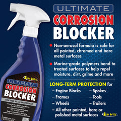 STAR BRITE protecting marine hardware on an outboard motor to resist salt corrosion