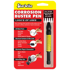 STAR BRITE pen front view showing ergonomic grip and cap, comfortable control