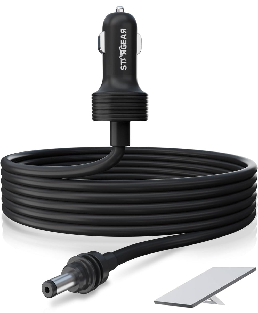 STARGEAR front view of Starlink Mini adapter showing durable plug and cable benefit