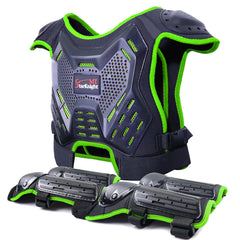 StarknightMT chest protector front view showing full coverage and safe design