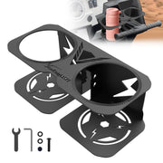 starknightmt front-mounted cup holder showing secure dual storage benefit