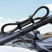 StarknightMT front view of aluminum belt mount showing compact design and quick access